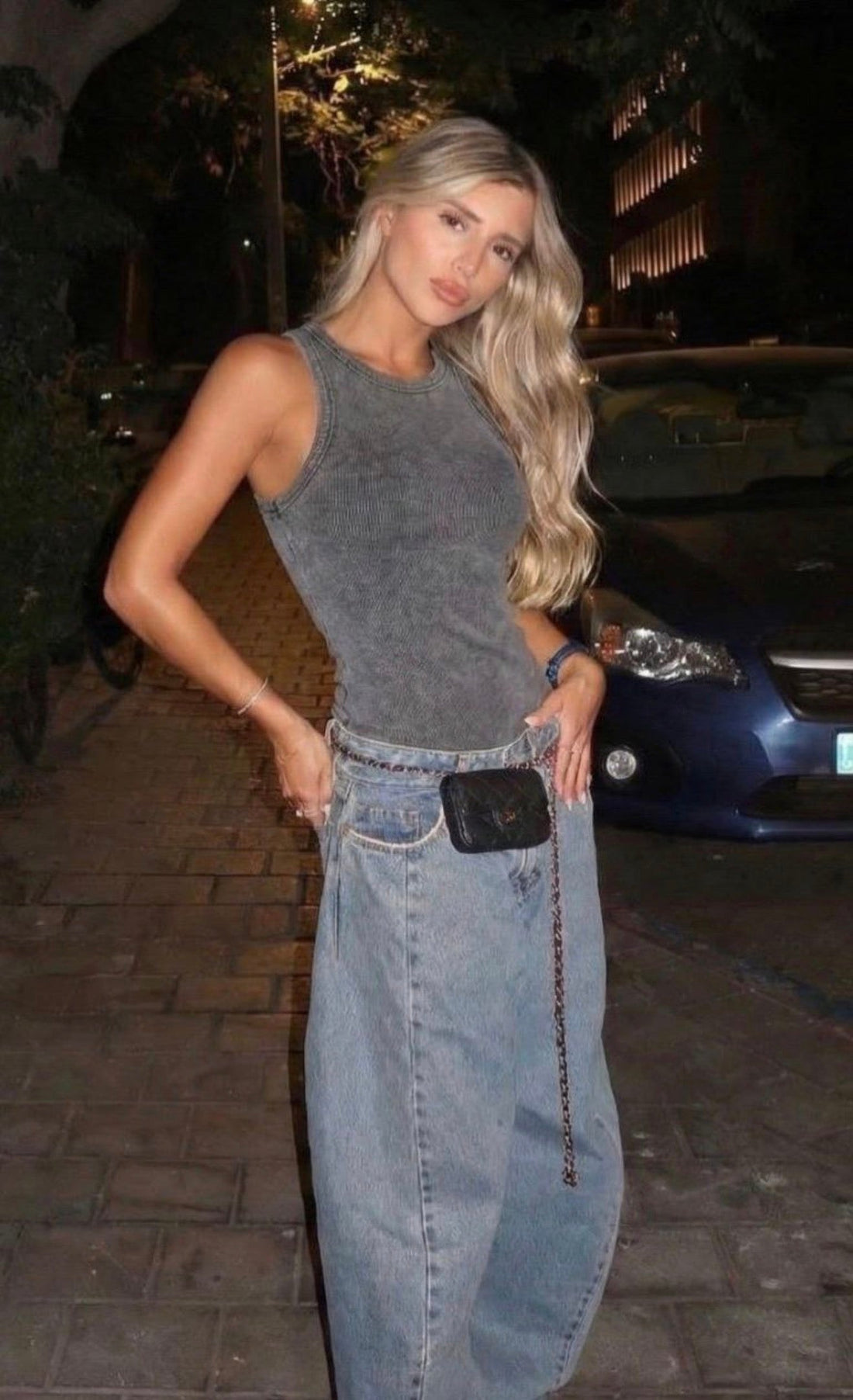 Sleeveless Ribbed Tops