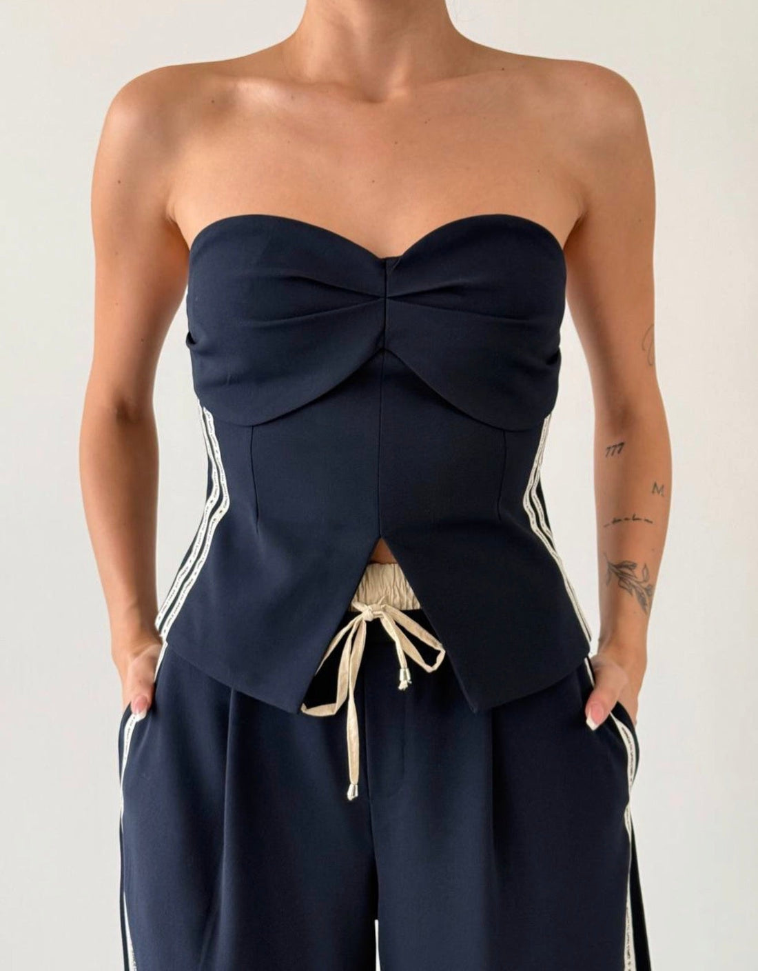 The "Racer Luxe" Strapless Set