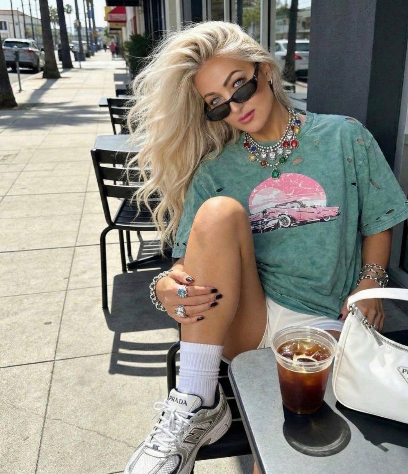 The Distressed Graphic Boyfriend T-shirt