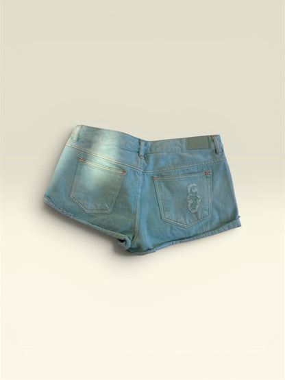 "Pull&amp;Bear" Deconstructed Layered Cargo Shorts