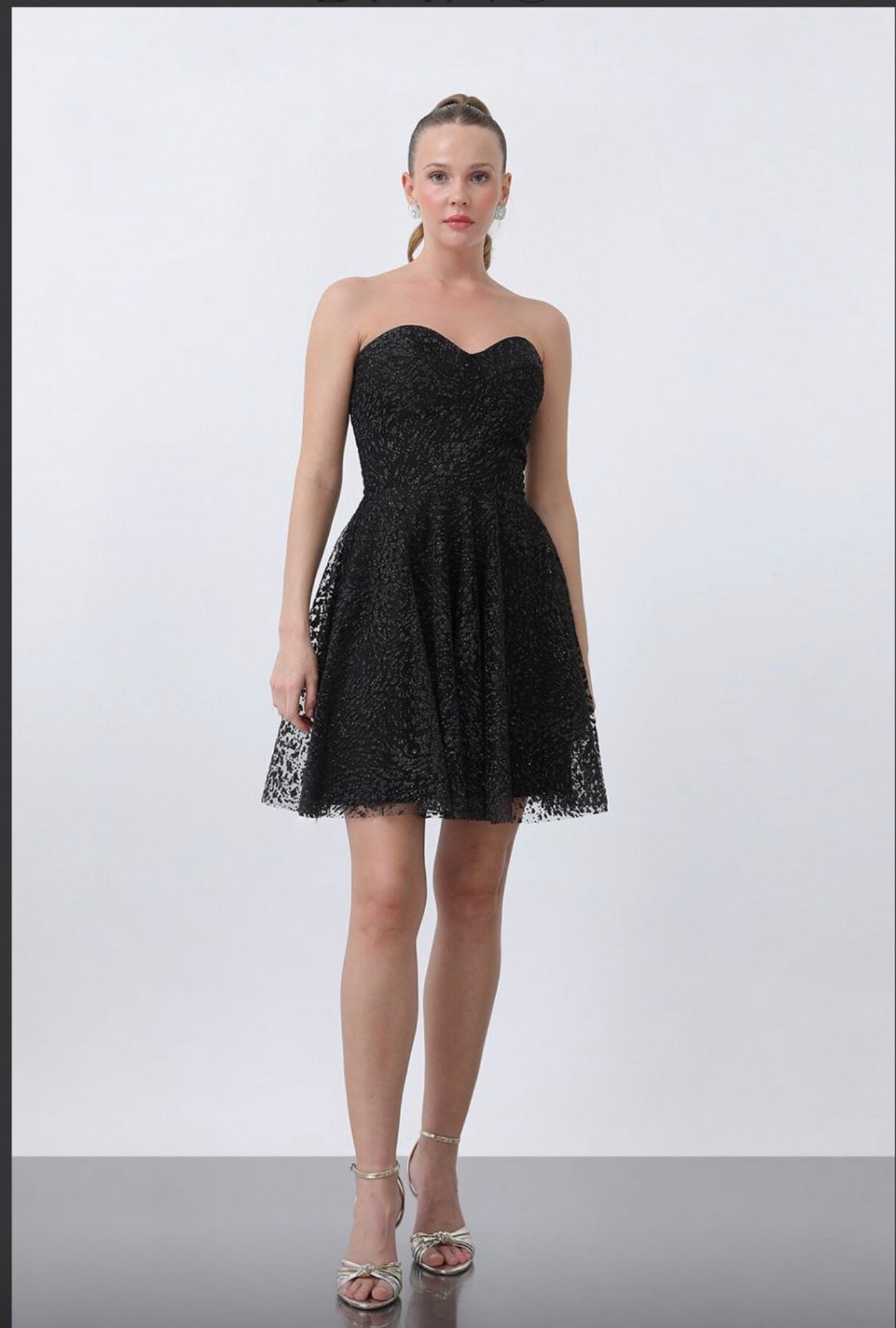 The Midnight Sparkle Cocktail Mini Dress