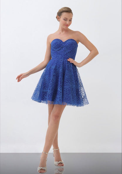 The Midnight Sparkle Cocktail Mini Dress